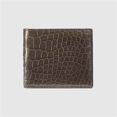 gucci alligator wallet.